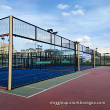 outdoor artificial grass padel tennis court flooring